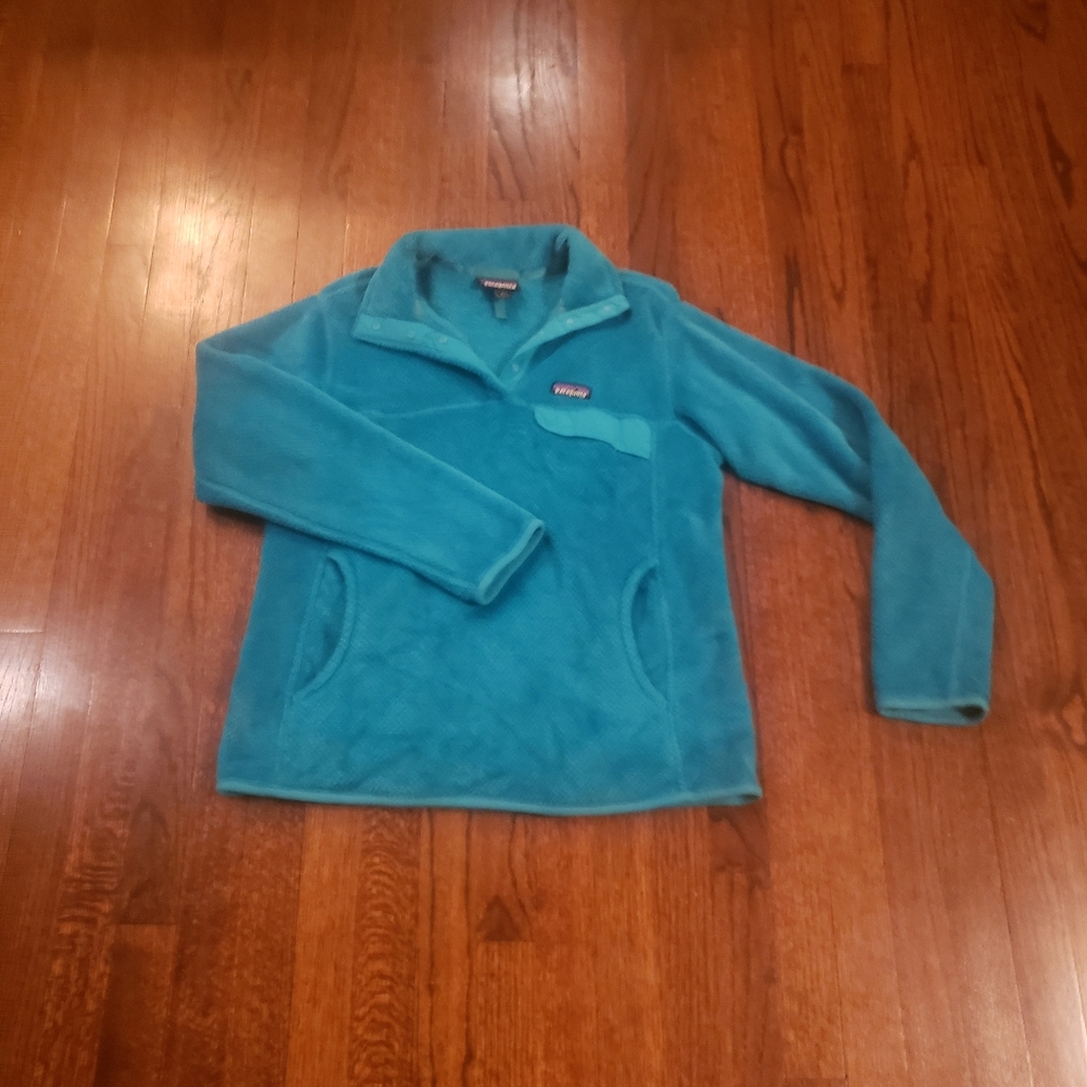 Patagonia Synchilla fleece -Teal womens large